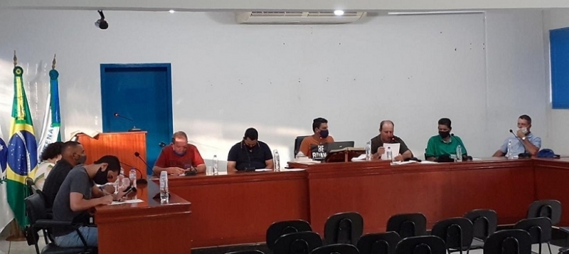 Primeira Sessão Extraordinária do ano realizada nesta sexta-feira dia 05 de Fevereiro de 2021